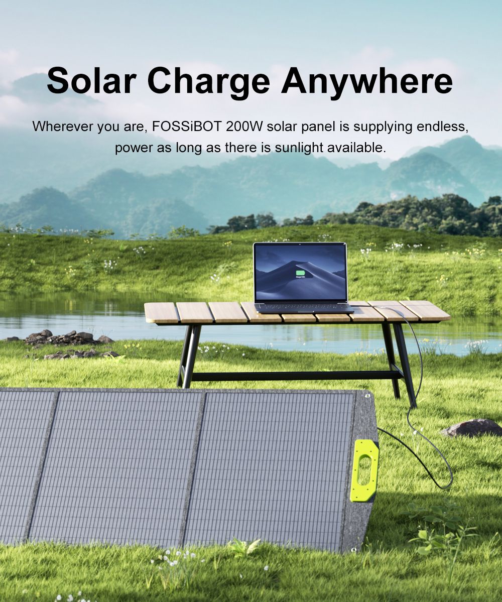 FOSSiBOT F1200 – Station électrique portable 1024 Wh | 1200 W LiFePO4