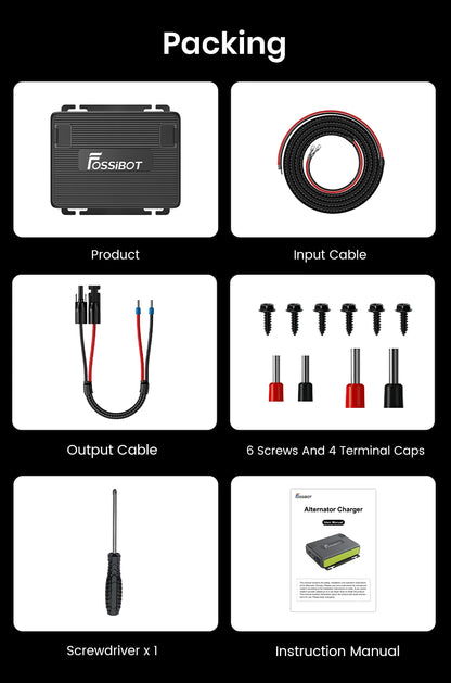 Chargeur-Alternateur FOSSiBOT FAC580 – 580 W Haute Performance