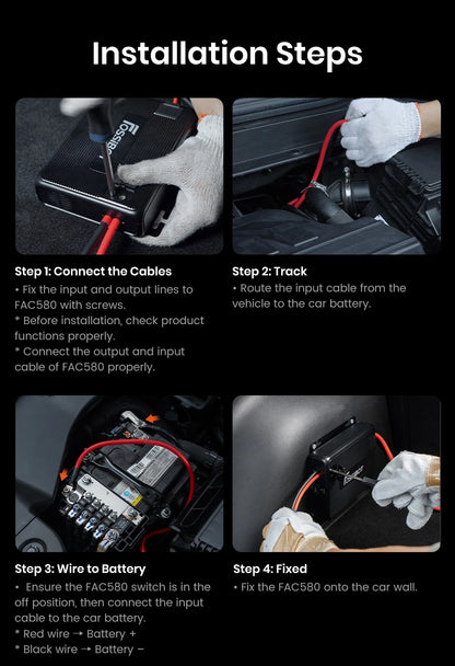 Chargeur-Alternateur FOSSiBOT FAC580 – 580 W Haute Performance