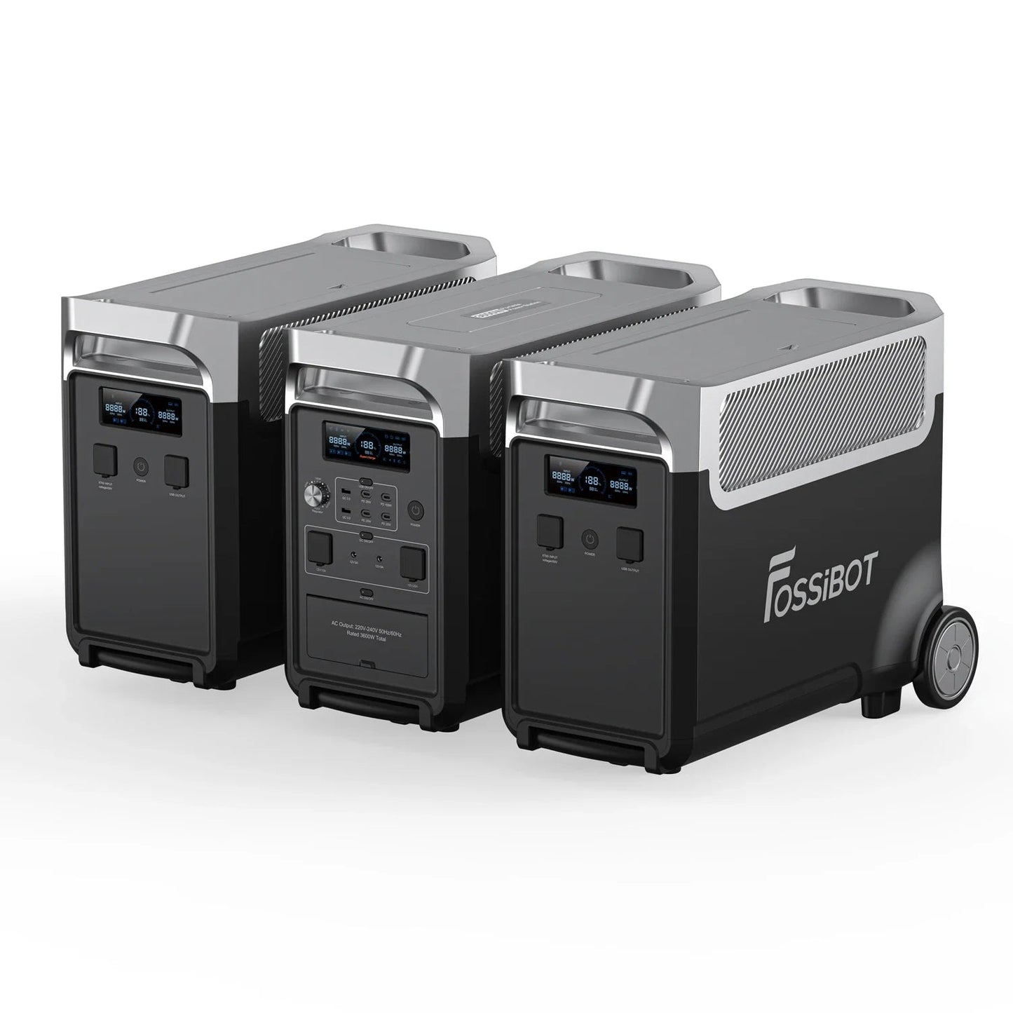 Fossibot F3600 Pro – Station électrique portable 3600W | Batterie LiFePO₄ 3840Wh